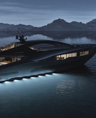 yacht on the water